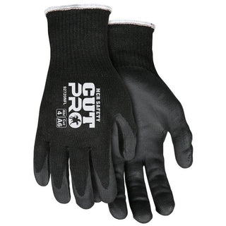 Large Black Hypermax Cut & Puncture-Resistant Gloves - MCR Safety 92720NFL