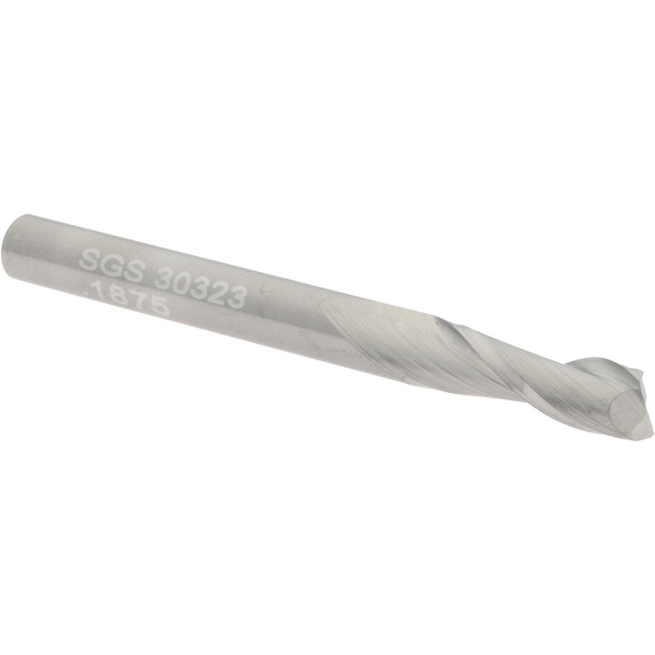 3/16" 2-Flute Solid Carbide Square End Mill - SGS 30323