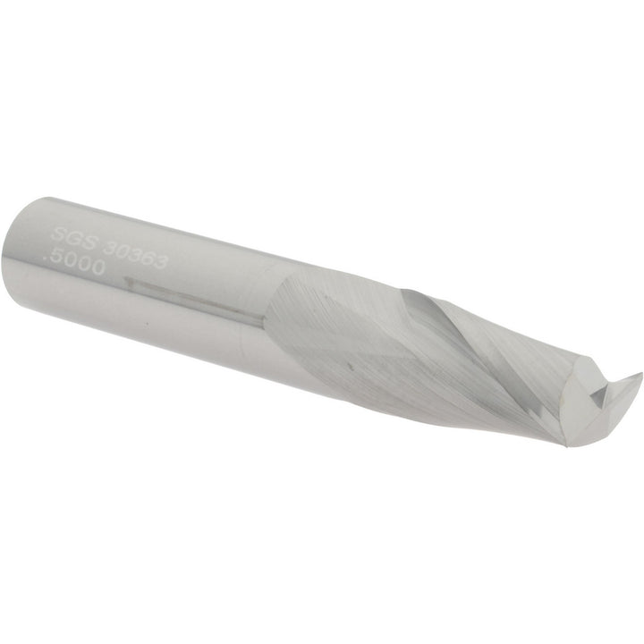 1/2" 2-Flute Solid Carbide Square End Mill - SGS 30363