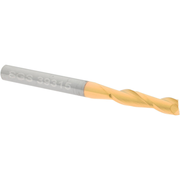 1/8" 2-Flute Solid Carbide Square End Mill, TiN - SGS 39315