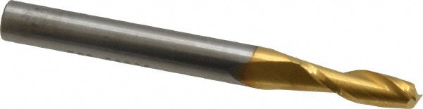 13/64" 2-Flute Solid Carbide Square End Mill, TiN - SGS 39325