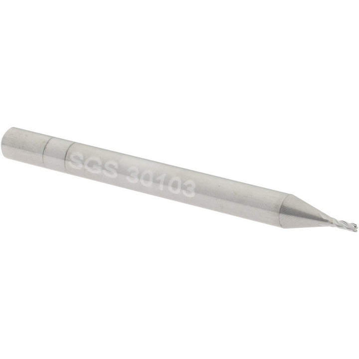 1/32" 4-Flute Solid Carbide Square End Mill - SGS 30103
