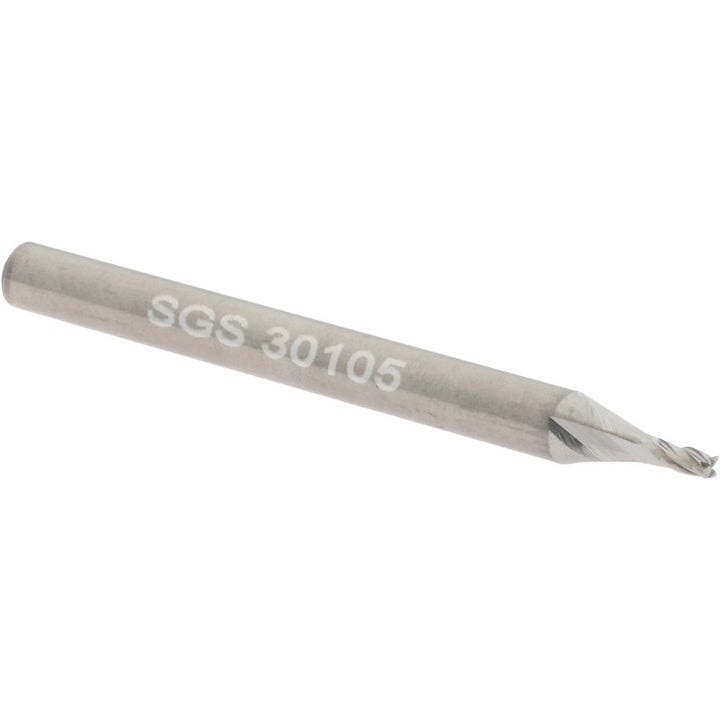 3/64" 4-Flute Solid Carbide Square End Mill - SGS 30105