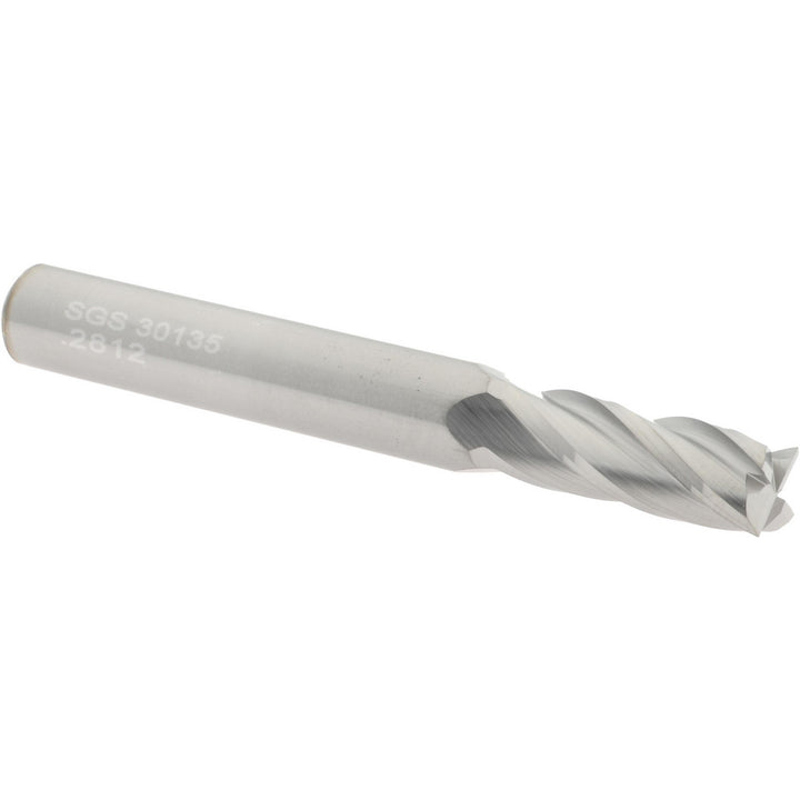 9/32" 4-Flute Solid Carbide Square End Mill - SGS 30135