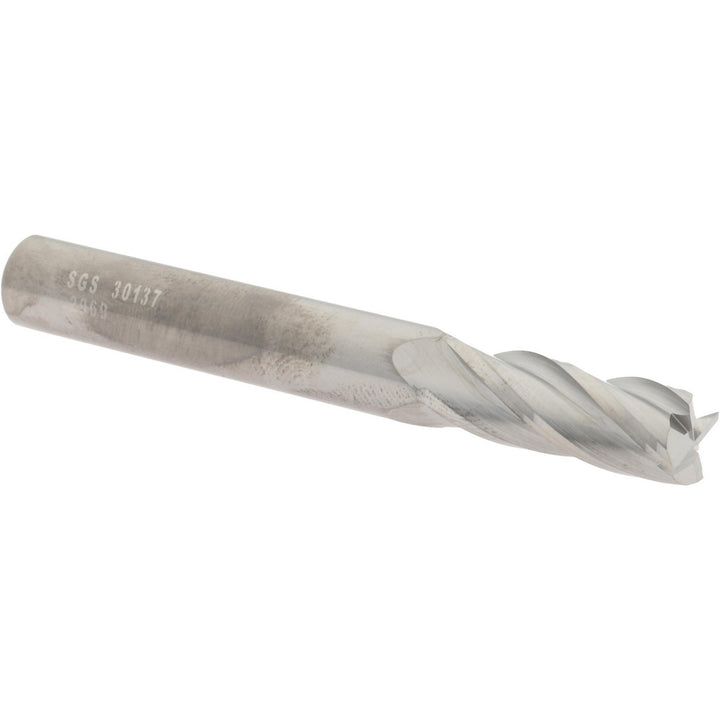 19/64" 4-Flute Solid Carbide Square End Mill - SGS 30137