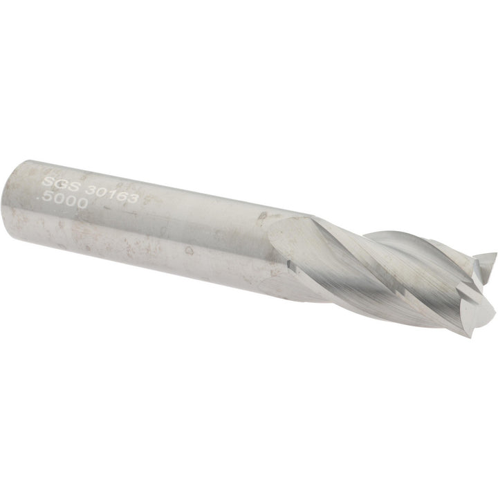 1/2" 4-Flute Solid Carbide Square End Mill - SGS 30163
