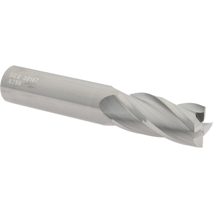 5/8" 4-Flute Solid Carbide Square End Mill - SGS 30167