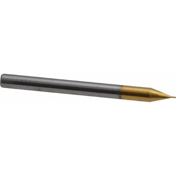 1/64" 4-Flute Solid Carbide Square End Mill, TiN - SGS 39101