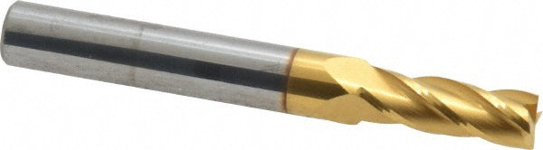 17/64" 4-Flute Solid Carbide Square End Mill, TiN - SGS 39133