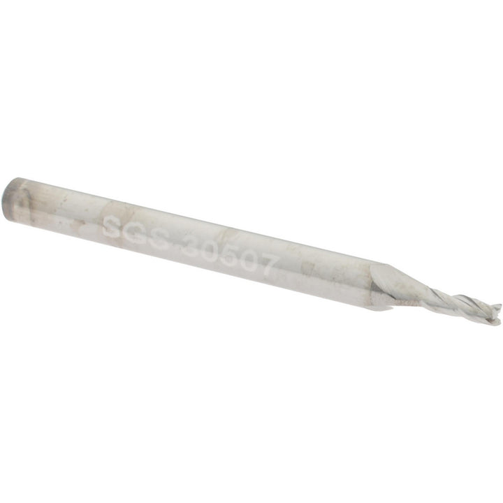 1/16" 3-Flute Solid Carbide Square End Mill - SGS 30507