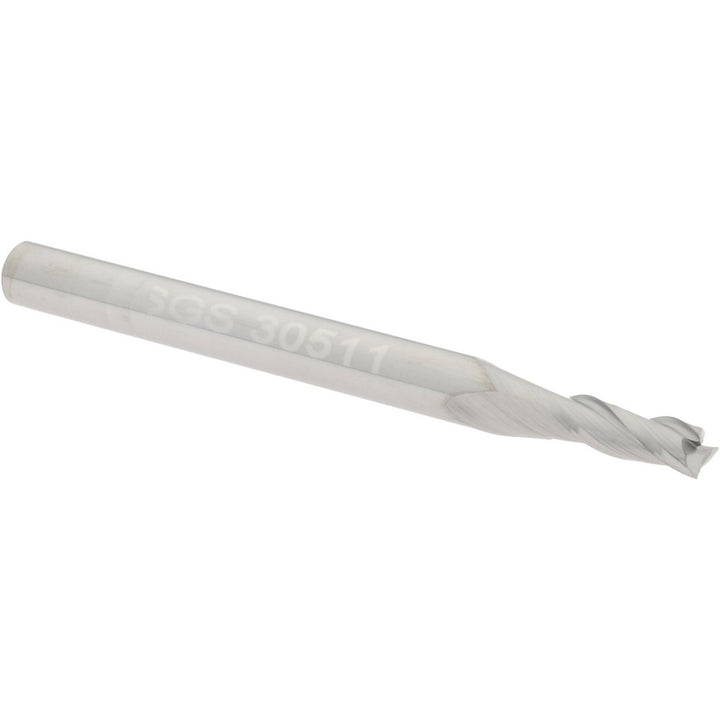 3/32" 3-Flute Solid Carbide Square End Mill - SGS 30511