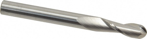 1/4" 2-Flute Solid Carbide Ball End Mill - SGS 30332