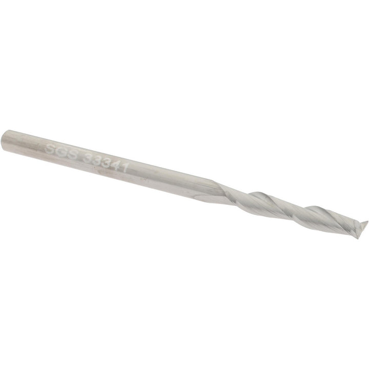 1/8" 2-Flute Solid Carbide Square End Mill - SGS 33341