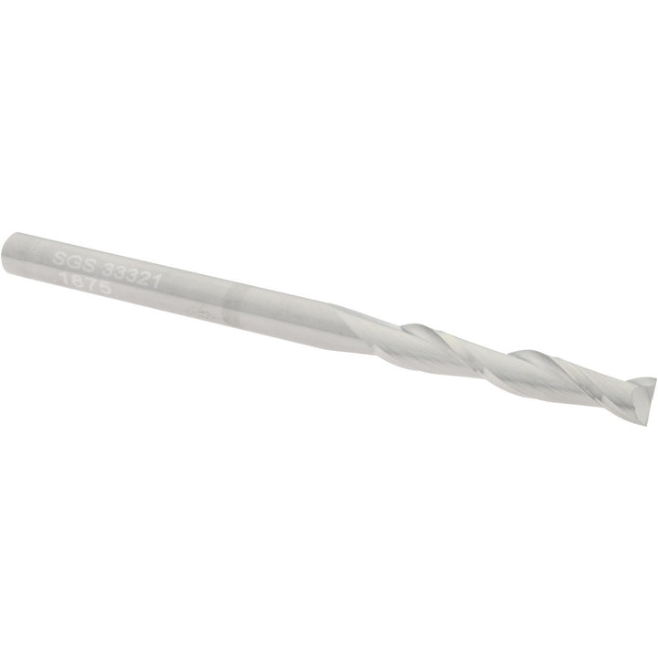 3/16" 2-Flute Solid Carbide Square End Mill - SGS 33321