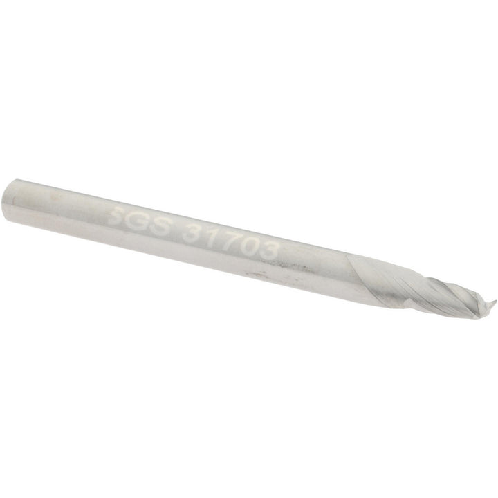 3/32" 2-Flute Solid Carbide Square End Mill - SGS 31703