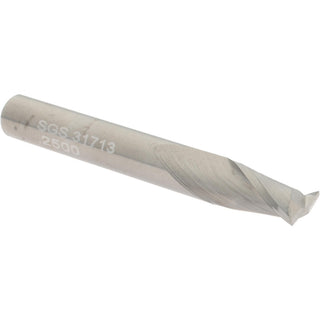 1/4" 2-Flute Solid Carbide Square End Mill - SGS 31713