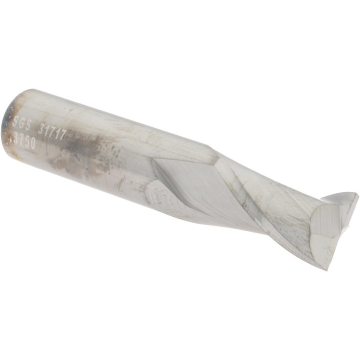 3/8" 2-Flute Solid Carbide Square End Mill - SGS 31717