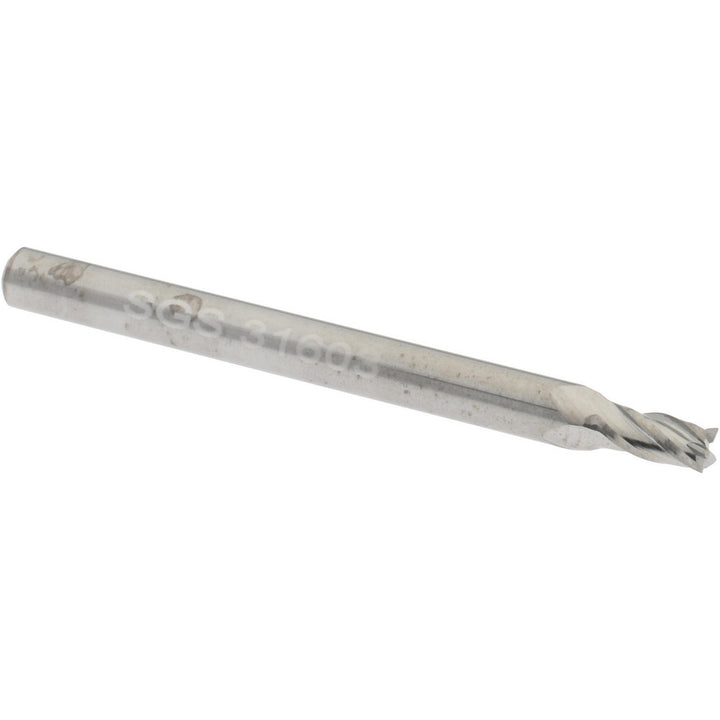 3/32" 4-Flute Solid Carbide Square End Mill - SGS 31603