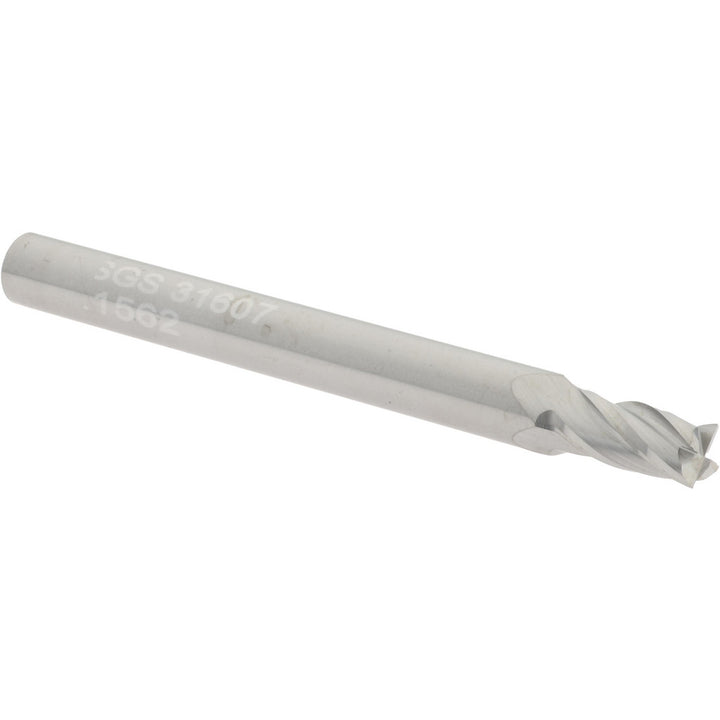 5/32" 4-Flute Solid Carbide Square End Mill - SGS 31607