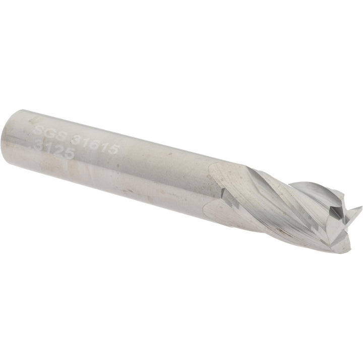 5/16" 4-Flute Solid Carbide Square End Mill - SGS 31615