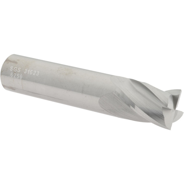 5/8" 4-Flute Solid Carbide Square End Mill - SGS 31623