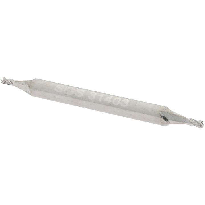 3/64" 4-Flute Solid Carbide Square End Mill - SGS 31403