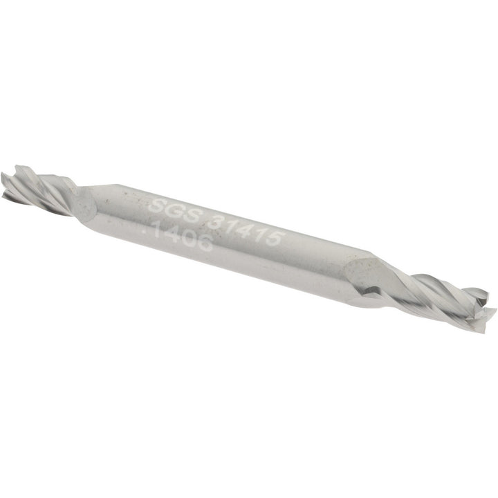 9/64" 4-Flute Solid Carbide Square End Mill - SGS 31415