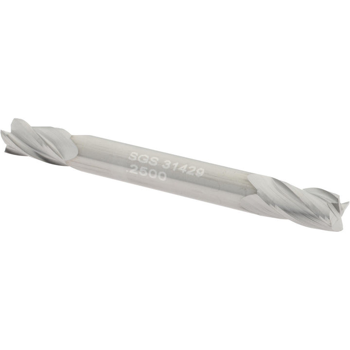 1/4" 4-Flute Solid Carbide Square End Mill - SGS 31429