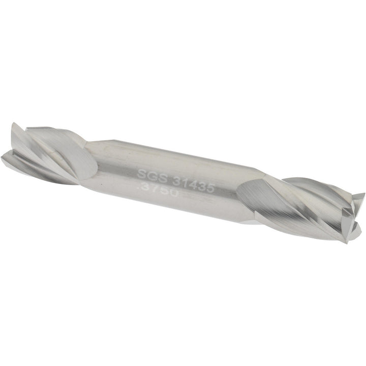 3/8" 4-Flute Solid Carbide Square End Mill - SGS 31435