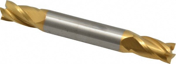 9/32" 4-Flute Solid Carbide Square End Mill, TiN - SGS 31471