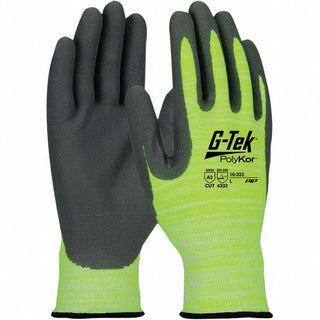Small High-Visibility Yellow PolyKor Cut, Puncture & Abrasion-Resistant Gloves - PIP 16-323/S