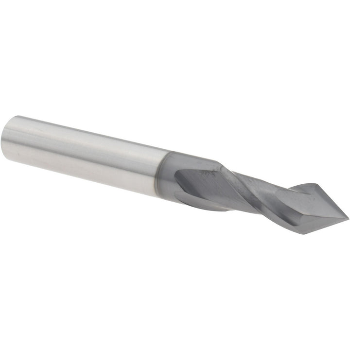 5/16" 2-Flute Solid Carbide Drill Mill End Mill, AlTiN - Melin Tool 52193