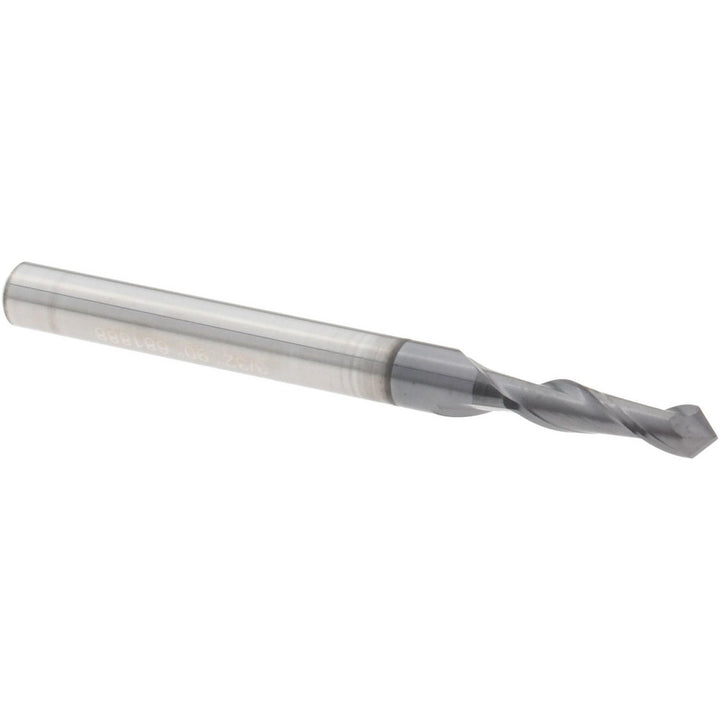 0.0938" 2-Flute Solid Carbide Drill Mill End Mill, AlTiN - Melin Tool 51625