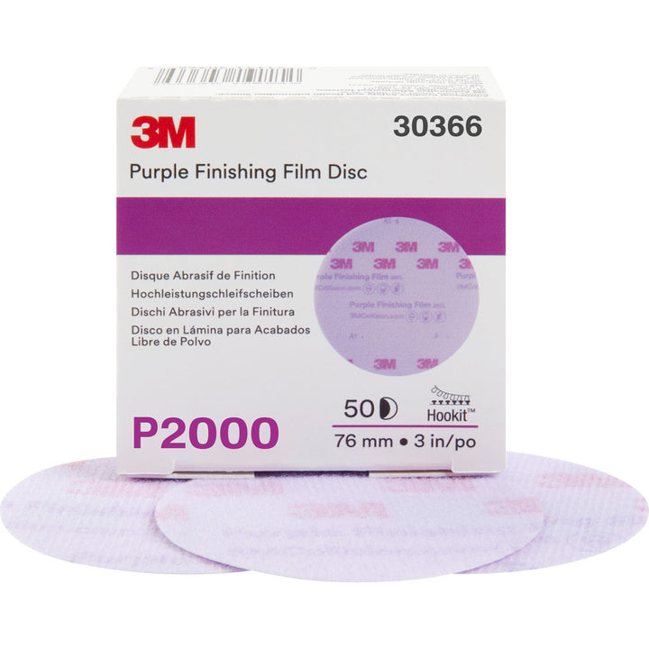 3" 2000-Grit Aluminum Oxide Disc - 3M 7100122772