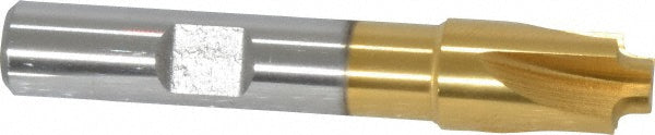 7/16" 4-Flute High Speed Steel Corner Rounding End Mill, TiN - Keo 932-000-048