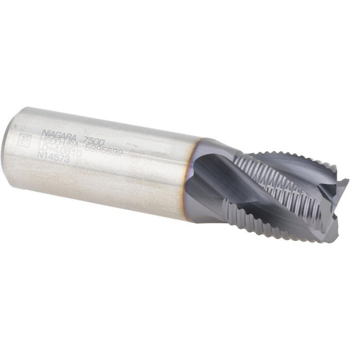 0.75" 4-Flute Cobalt Roughing End Mill, TiAlN - Seco 17007776