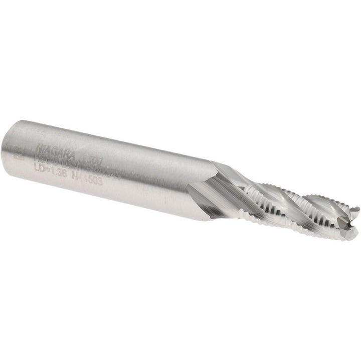 0.25" 4-Flute Cobalt Roughing End Mill - Seco 17010359