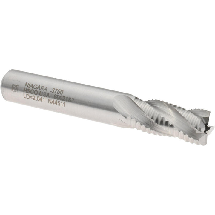 0.375" 4-Flute Cobalt Roughing End Mill - Seco 17010367