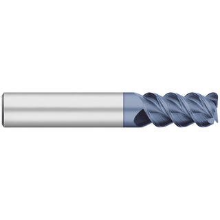 1/2in" 3-Flute Solid Carbide Corner Radius End Mill, AlTiN - Titan USA TC39632