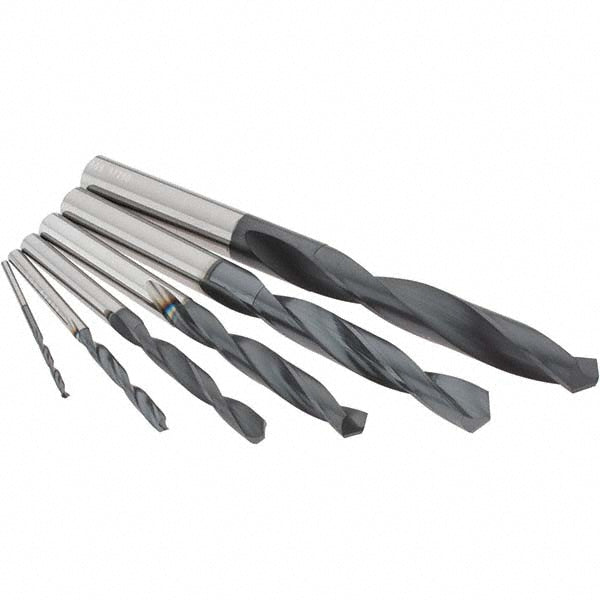 Solid Carbide Jobber Length Drill Bit, AlTiN, 118° point - SGS 57351