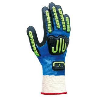 Medium Blue; Black General Purpose Gloves - SHOWA 377IPM-07