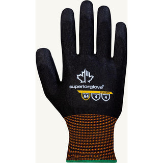 Large Black Engineered Yarn Cut, Puncture & Abrasion-Resistant Gloves - Superior Glove Works STAGBPU-9