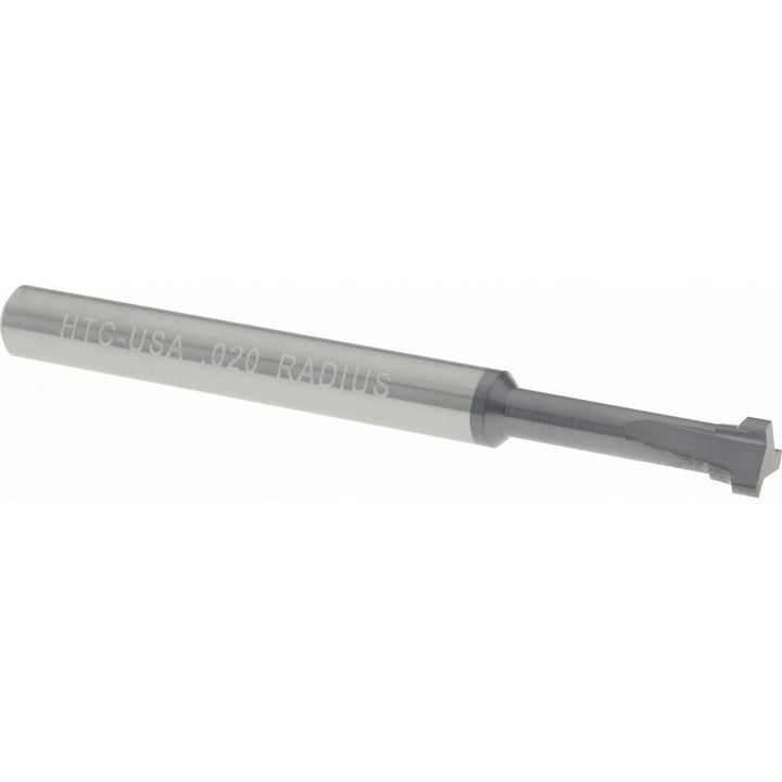 3/16" 3-Flute Solid Carbide Back Corner Rounding End Mill, AlTiN - Harvey Tool 16020-C3