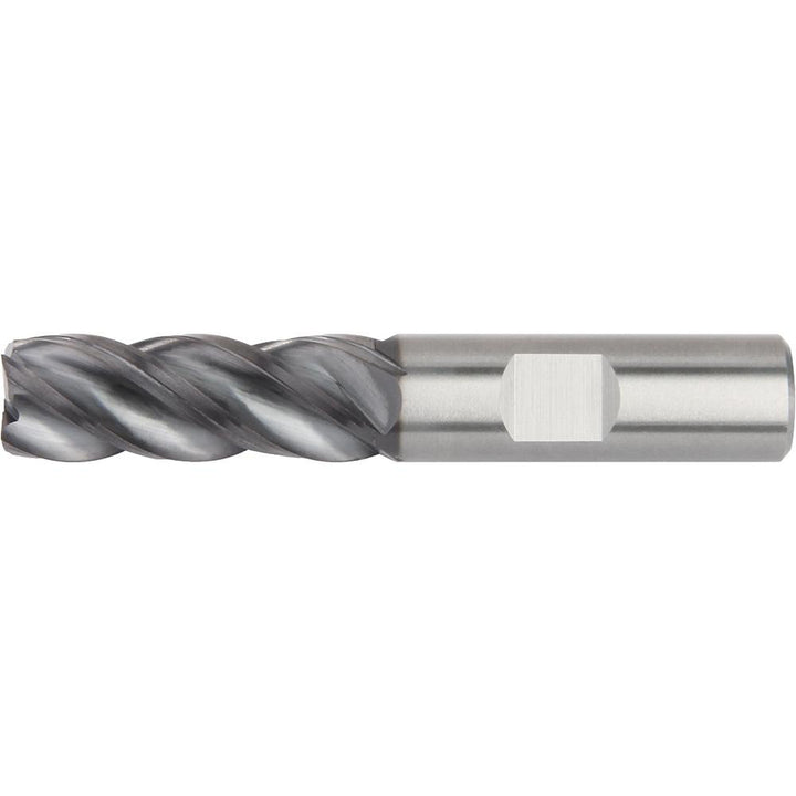 1/4in" 4-Flute Solid Carbide Square End Mill, WP15PE - Widia 5576510