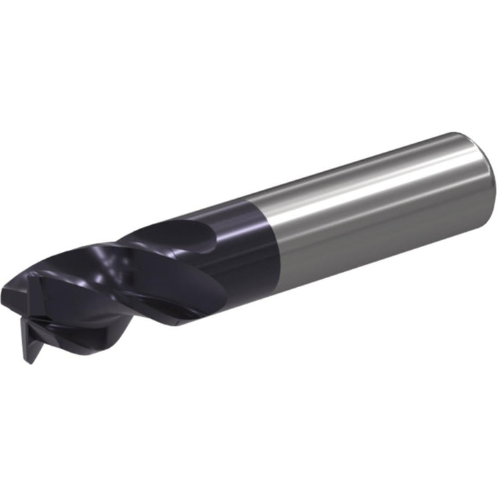 1/4" 4-Flute Solid Carbide Corner Radius End Mill, WU20PE - Widia 6945656