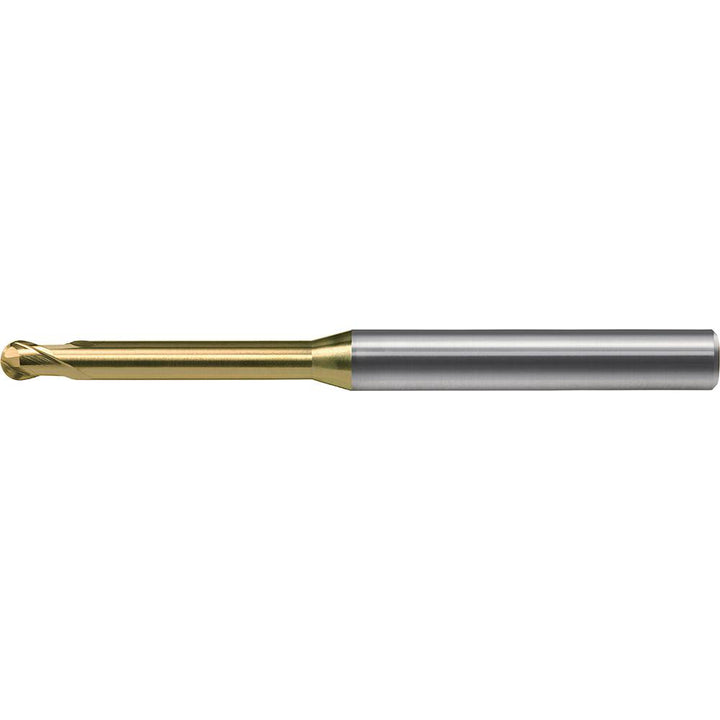 2-Flute Solid Carbide Ball End Mill, Hardmax - US Union Tool 2455414