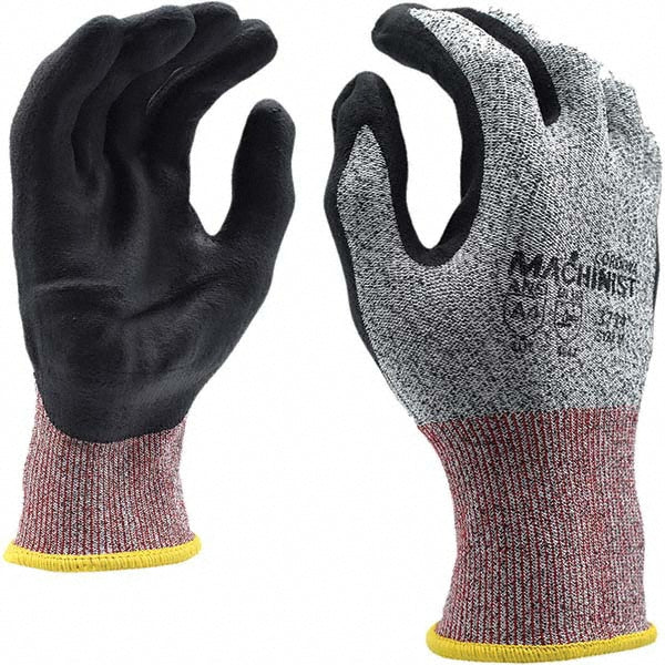 X-Small Salt & Pepper Glass Fiber; HPPE Cut-Resistant Gloves - Cordova 3734XS