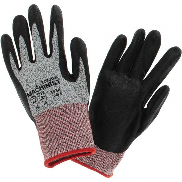 Small Salt & Pepper Glass Fiber; HPPE Cut-Resistant Gloves - Cordova 3734S