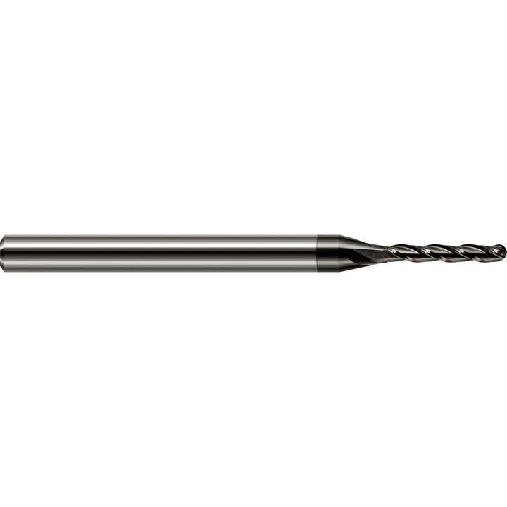 0.0250" 3-Flute Solid Carbide Ball End Mill, Amorphous Diamond - Harvey Tool 12825-C4