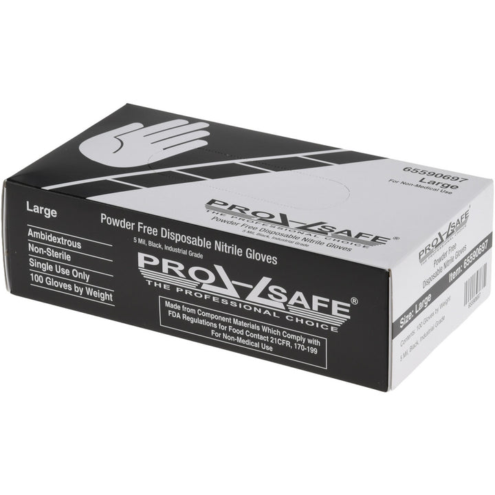 Black Nitrile Gloves - PRO-SAFE 65590697